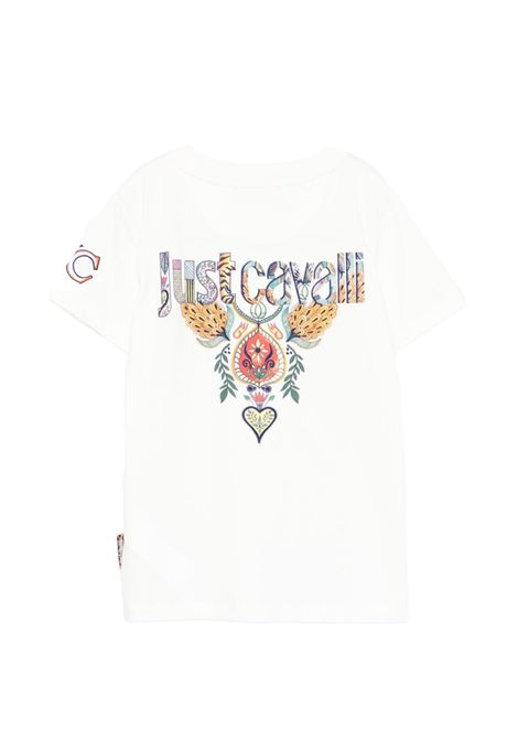 T-shirt con motivo sole JUST CAVALLI KIDS | JBP26076TSHZCPRISTINE